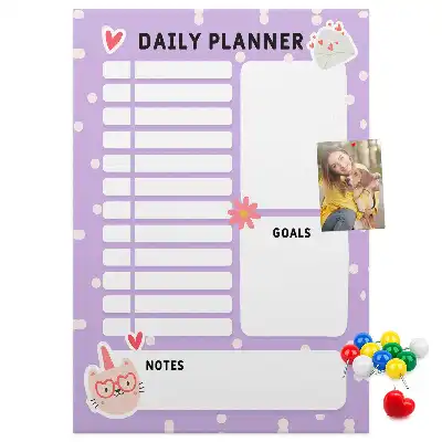 Prikbord Organisatie van de dag