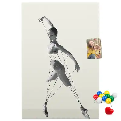 Prikbord van kurk Ballerina