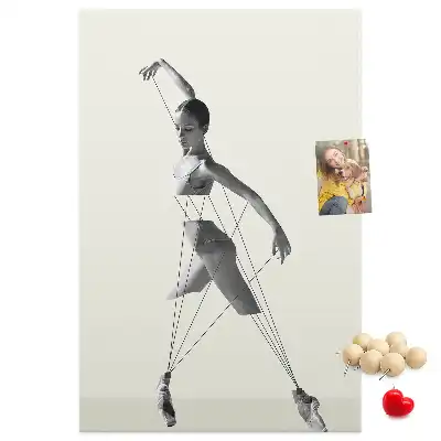 Prikbord van kurk Ballerina