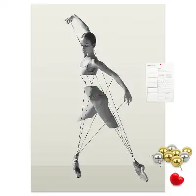 Prikbord van kurk Ballerina