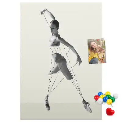 Prikbord van kurk Ballerina