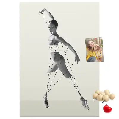Prikbord van kurk Ballerina