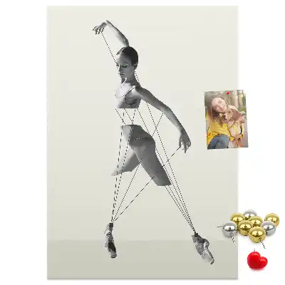 Prikbord van kurk Ballerina