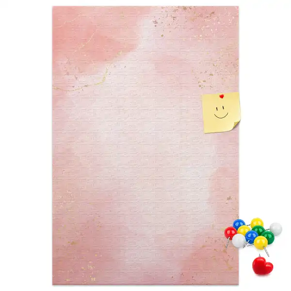Prikbord Roze marmer