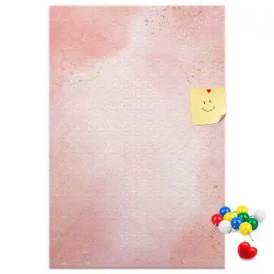 Prikbord met roze marmerlook