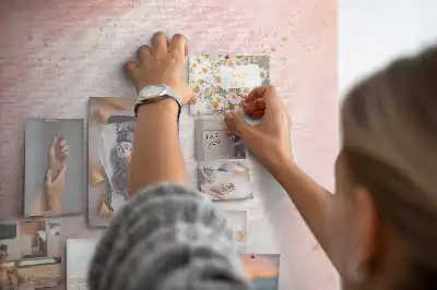 Prikbord Roze marmer