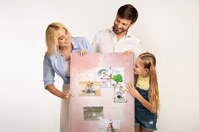 Prikbord Roze marmer