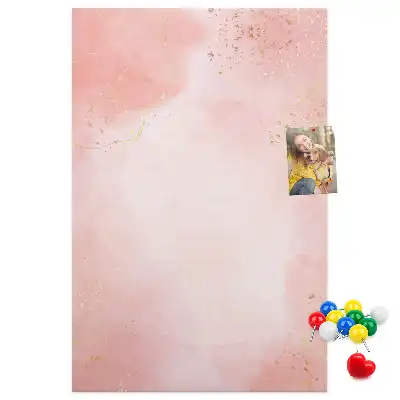 Prikbord Roze marmer