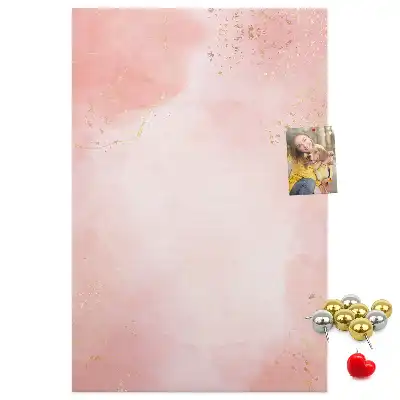 Prikbord Roze marmer