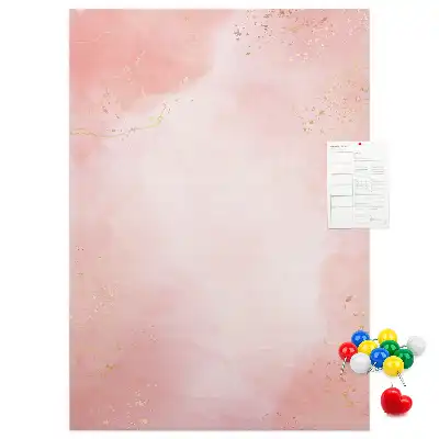 Prikbord Roze marmer