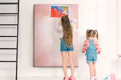 Prikbord Roze marmer