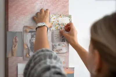 Prikbord Roze marmer