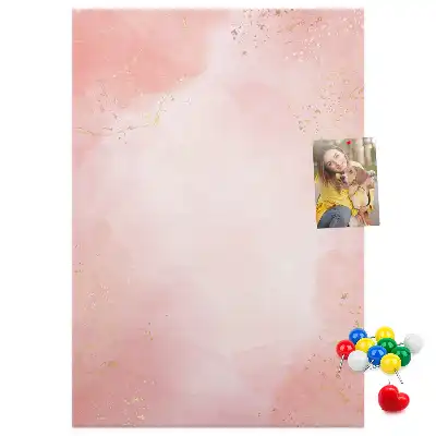 Prikbord Roze marmer