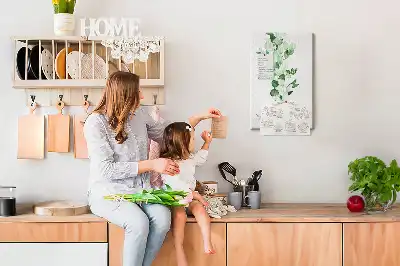 Prikbord van kurk Een tak met bladeren