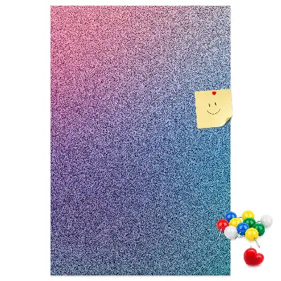 Kurken prikbord met abstract gradiënt design
