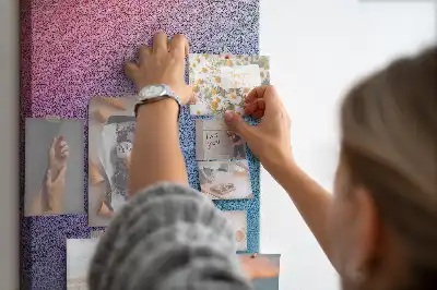 Prikbord van kurk Abstracte gradiënt
