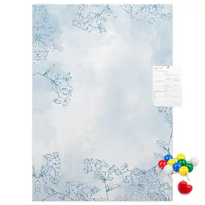 Prikbord Bloemenschets