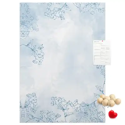 Prikbord Bloemenschets