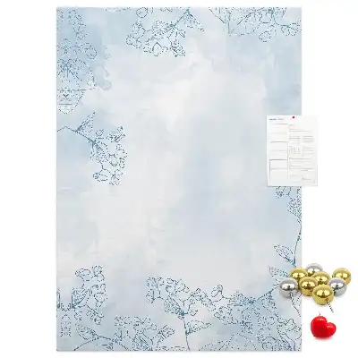 Prikbord Bloemenschets