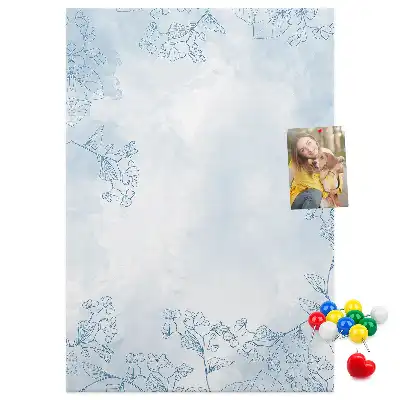 Prikbord Bloemenschets