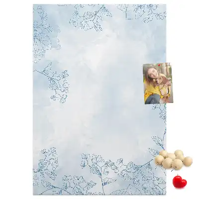 Prikbord Bloemenschets