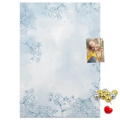 Prikbord Bloemenschets