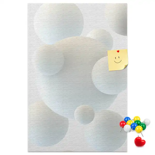 Prikbord van kurk Abstracte sportbal