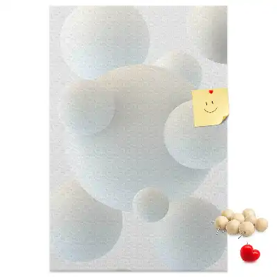 Prikbord van kurk Abstracte sportbal