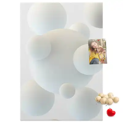 Prikbord van kurk Abstracte sportbal
