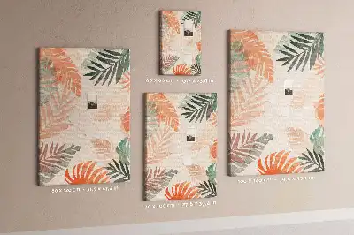 Prikbord van kurk Palmblad afwerking