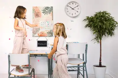 Prikbord van kurk Palmblad afwerking