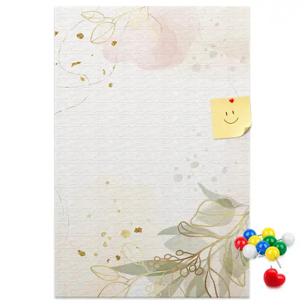 Prikbord van kurk Een exclusief kunstwerk