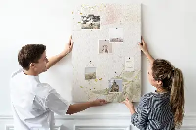 Prikbord van kurk Een exclusief kunstwerk