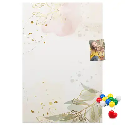 Prikbord van kurk Een exclusief kunstwerk