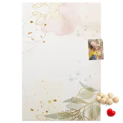 Prikbord van kurk Een exclusief kunstwerk
