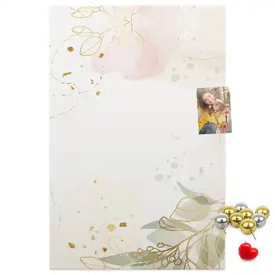 Prikbord van kurk Een exclusief kunstwerk