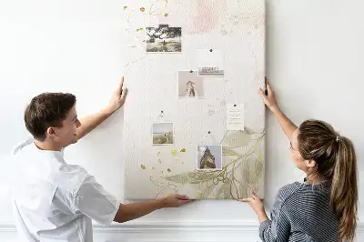 Prikbord van kurk Een exclusief kunstwerk