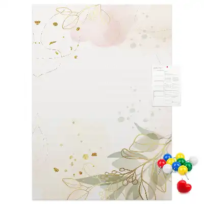 Prikbord van kurk Een exclusief kunstwerk