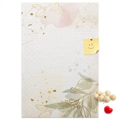Prikbord van kurk Een exclusief kunstwerk