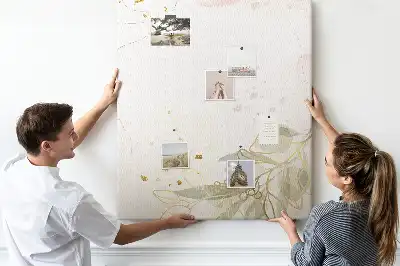 Prikbord van kurk Een exclusief kunstwerk