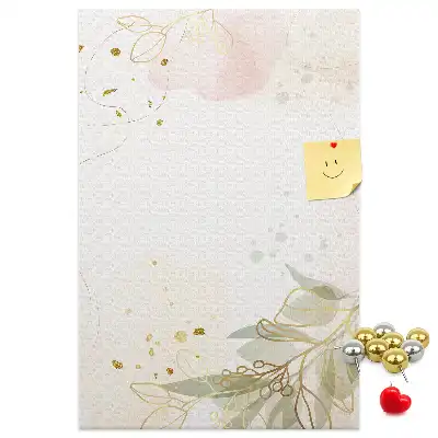Prikbord van kurk Een exclusief kunstwerk
