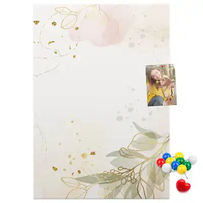 Prikbord van kurk Een exclusief kunstwerk