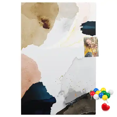 Prikbord Abstracte aquarel