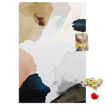 Prikbord Abstracte aquarel