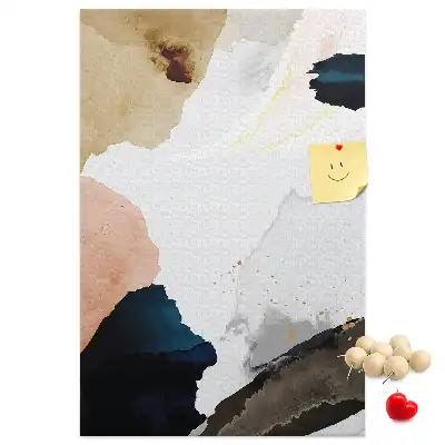 Prikbord Abstracte aquarel