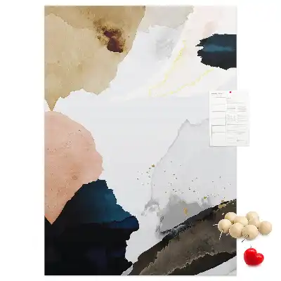 Prikbord Abstracte aquarel