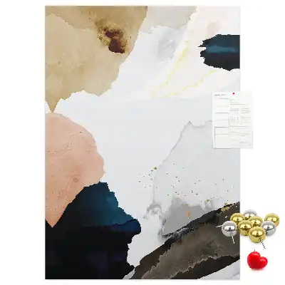 Prikbord Abstracte aquarel