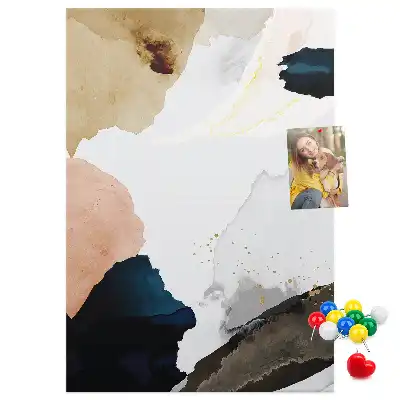 Prikbord Abstracte aquarel