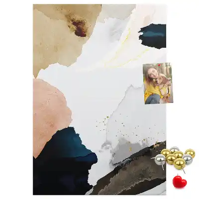 Prikbord Abstracte aquarel