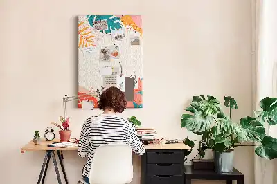 Prikbord van kurk Tropische kusten